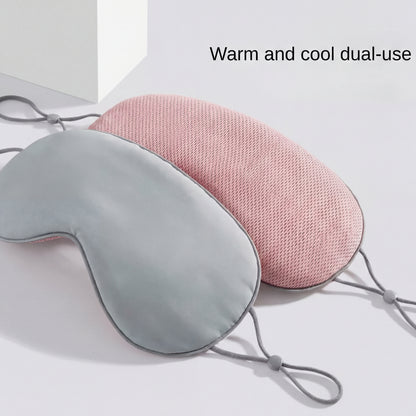 Dual Hot and Cold Silk Eye Mask